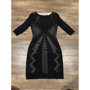 NWOT Calvin Klein Bodycon Black Dress Size M